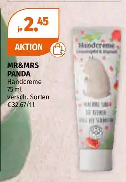 Müller Mr&mrs panda handcreme Angebot