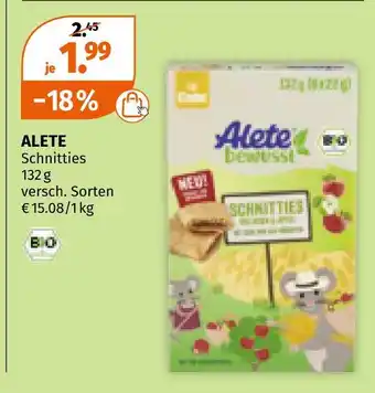 Müller Alete schnitties Angebot