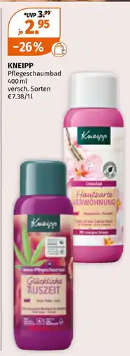 Müller Kneipp pflegeschaumbad Angebot