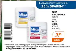 Müller Mixa niacinamide oder urea Angebot