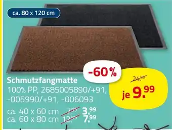 ROLLER Schmutzfangmatte Angebot