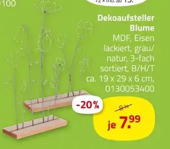 ROLLER Dekoaufsteller blume Angebot