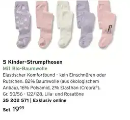 Tchibo 5 kinder-strumpfhosen Angebot