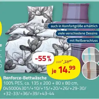 ROLLER Renforce-bettwäsche Angebot