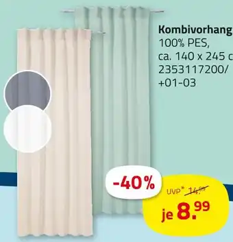 ROLLER Kombivorhang Angebot