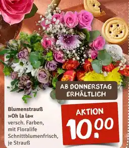 nahkauf Blumenstrauß oh la la Angebot