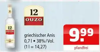 Getränke Oase Ouzo 12 Angebot