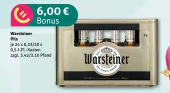 nahkauf Warsteiner 6,00 € bonus Angebot