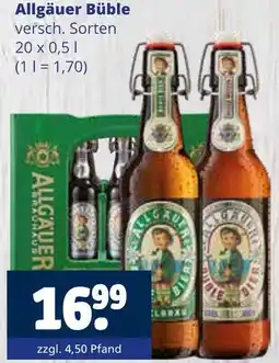 Getränkewelt Allgäuer büble Angebot