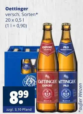 Getränkewelt Oettinger Angebot