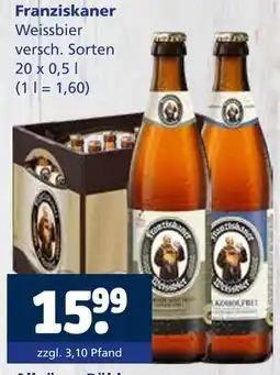 Getränkewelt Franziskaner weissbier Angebot