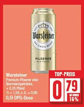 Edeka Warsteiner premium-pilsener Angebot