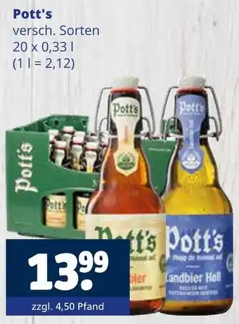 Getränkewelt Pott's pott's Angebot