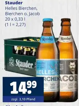 Getränkewelt Stauder helles bierchen, bierchen o. jacob Angebot