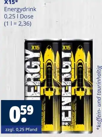 Getränkewelt X15 energydrink Angebot