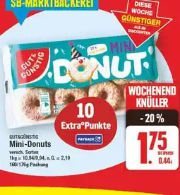 E-Center Gut&günstig mini-donuts Angebot