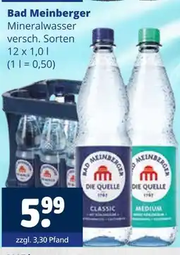 Getränkewelt Bad meinberger mineralwasser Angebot