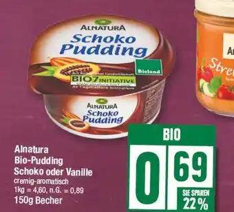 Edeka Alnatura bio-pudding schoko oder vanille Angebot