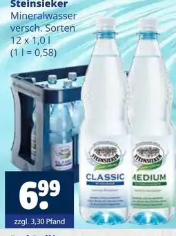 Getränkewelt Steinsieker mineralwasser Angebot