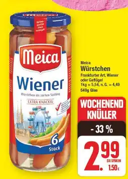 E-Center Meica würstchen Angebot