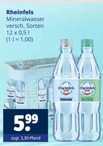 Getränkewelt Rheinfels mineralwasser Angebot