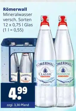 Getränkewelt Römerwall mineralwasser Angebot