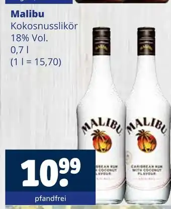 Getränkewelt Malibu kokosnusslikör Angebot