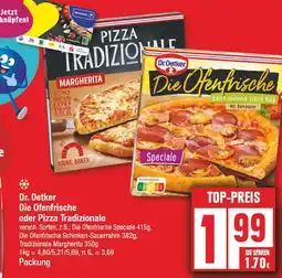 Edeka Dr. oetker die ofenfrische oder pizza tradizionale Angebot