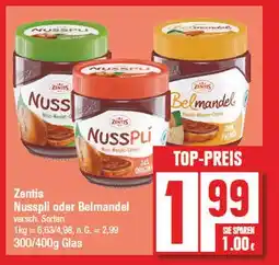 Edeka Zentis nusspli oder belmandel Angebot