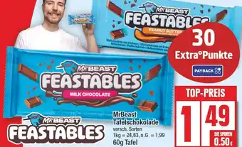 Edeka Mrbeast tafelschokolade Angebot