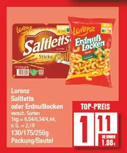 Edeka Lorenz saltletts oder erdnusslocken Angebot