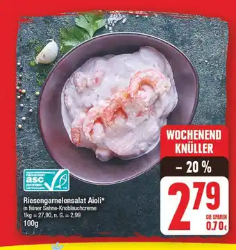 Edeka Riesengarnelensalat aioli Angebot