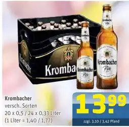 Getränke Arena Krombacher Angebot