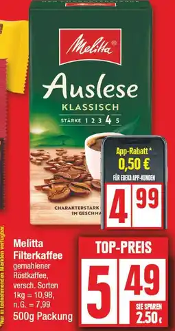 Edeka Melitta auslese klassisch Angebot