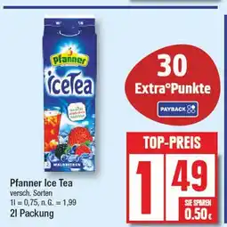 Edeka Pfanner ice tea Angebot