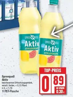 Edeka Spreequell aktiv zitrusgrape Angebot