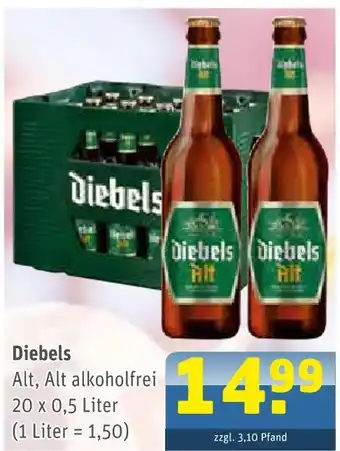 Getränke Arena Diebels Angebot