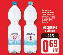 Edeka Gerolsteiner mineralwasser classic, medium oder naturell Angebot