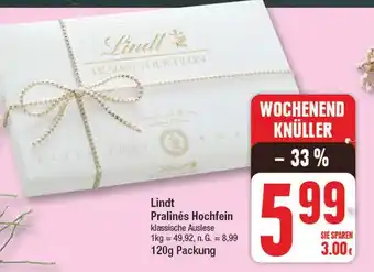 Edeka Lindt pralinés hochfein Angebot