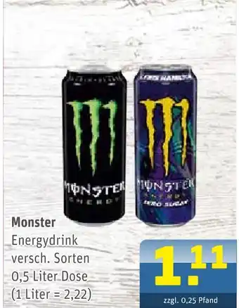 Getränke Arena Monster energydrink Angebot