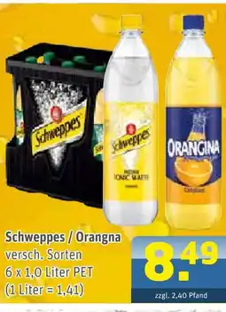 Getränke Arena Schweppes schweppes oder orangina Angebot