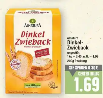 E-Center Alnatura dinkel-zwieback Angebot