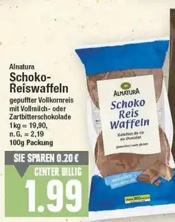 E-Center Alnatura schoko-reiswaffeln Angebot