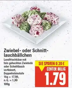 E-Center Zwiebel- oder schnittlauchbällchen Angebot