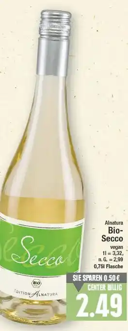 E-Center Alnatura bio-secco Angebot