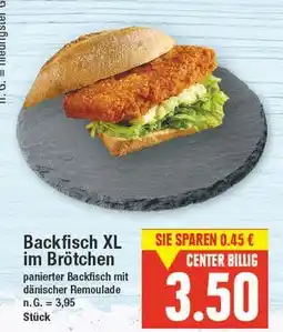 E-Center Backfisch xl im brötchen Angebot