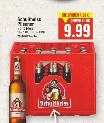 E-Center Schultheiss pilsener Angebot