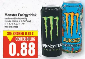 E-Center Monster energydrink Angebot