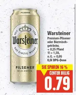 E-Center Warsteiner pilsener Angebot