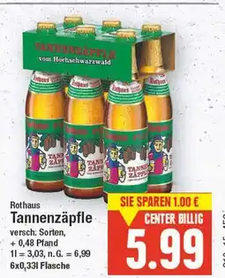 E-Center Rothaus tannenzäpfle Angebot